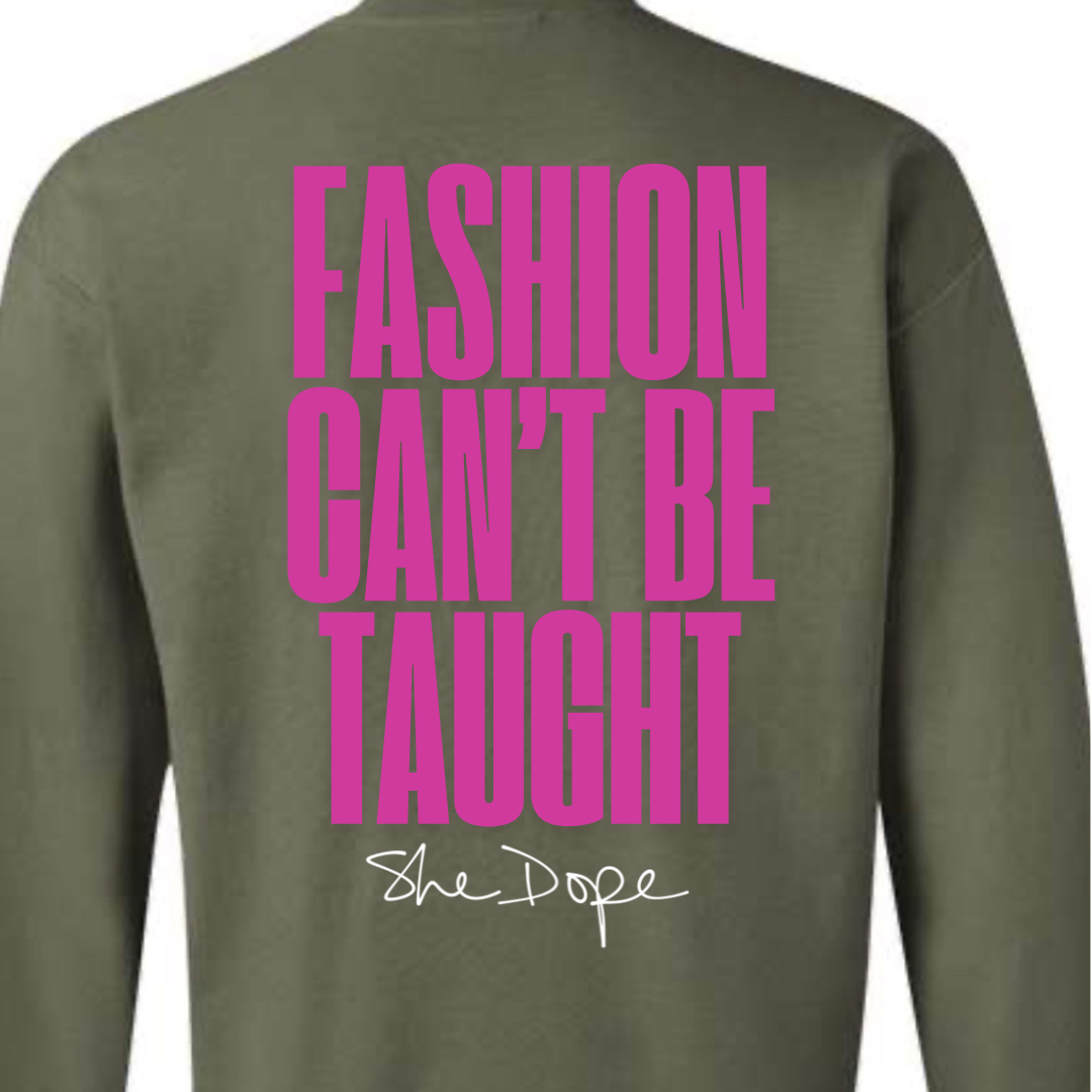 Army Green Fashion x Style Sweatshirt