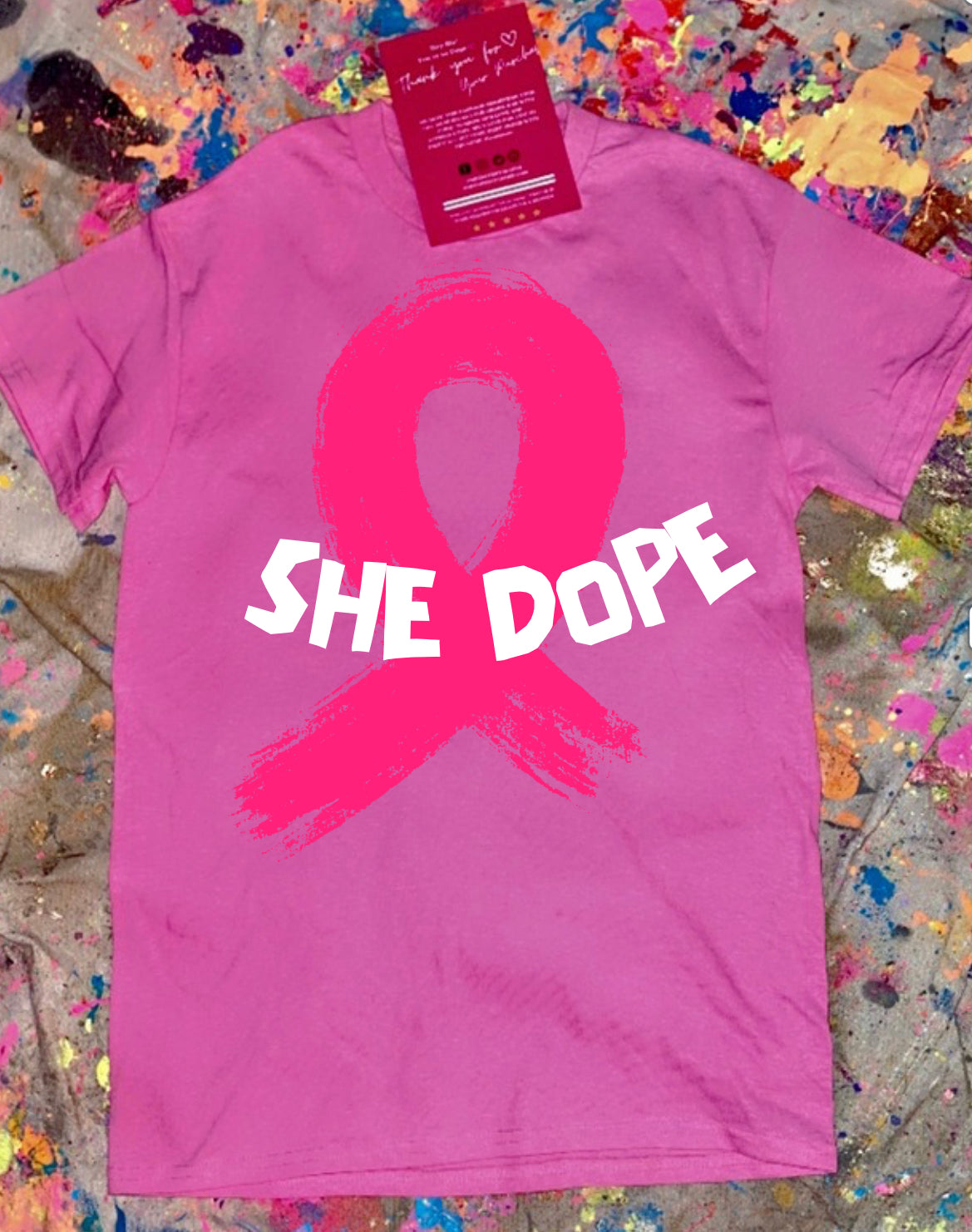 She Dope Breast Cancer Awareness Tee