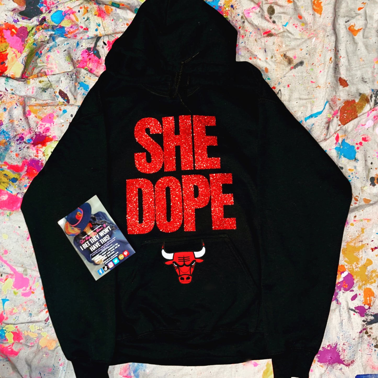 She Dope Bulls Hoodie