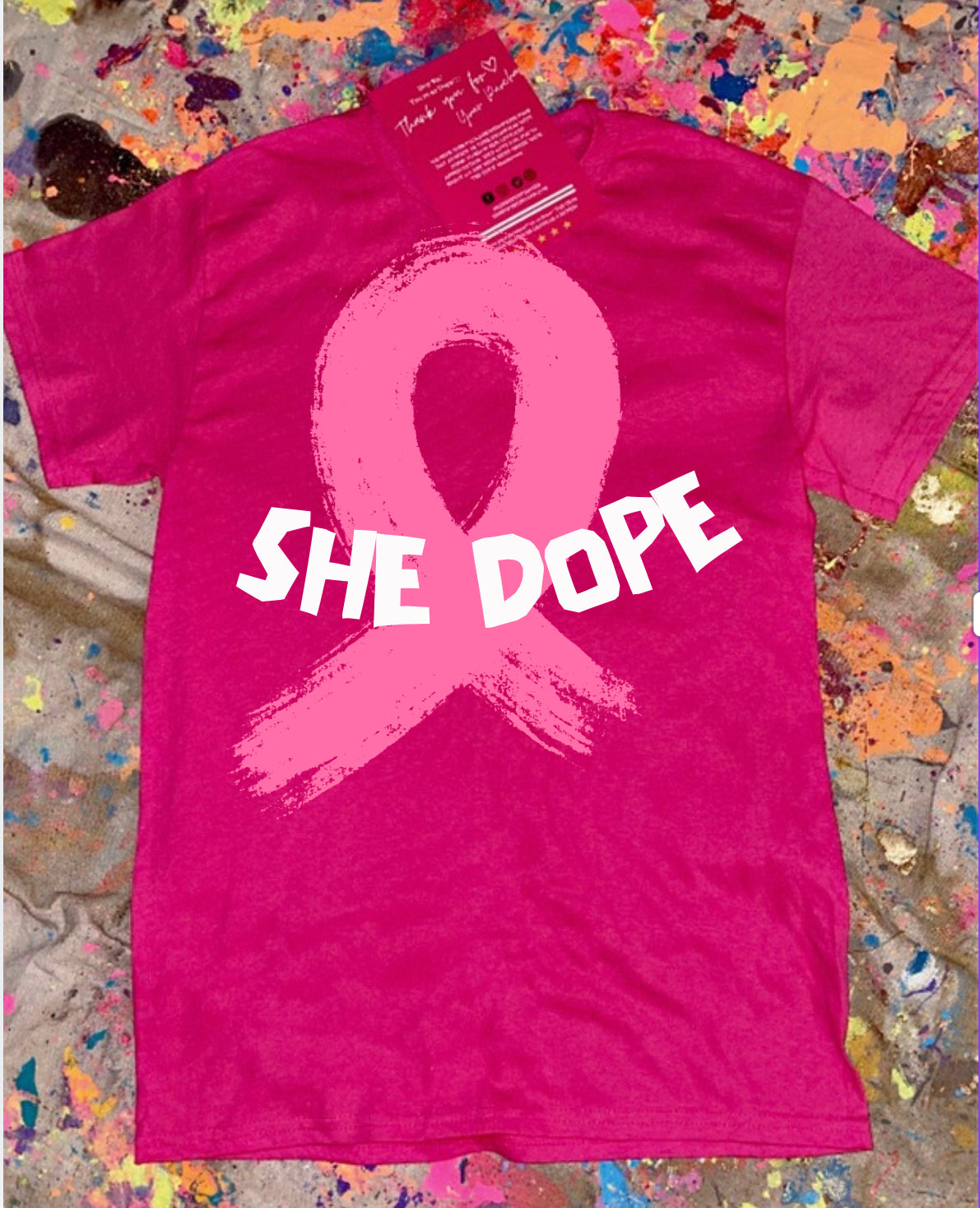 She Dope Breast Cancer Awareness Tee