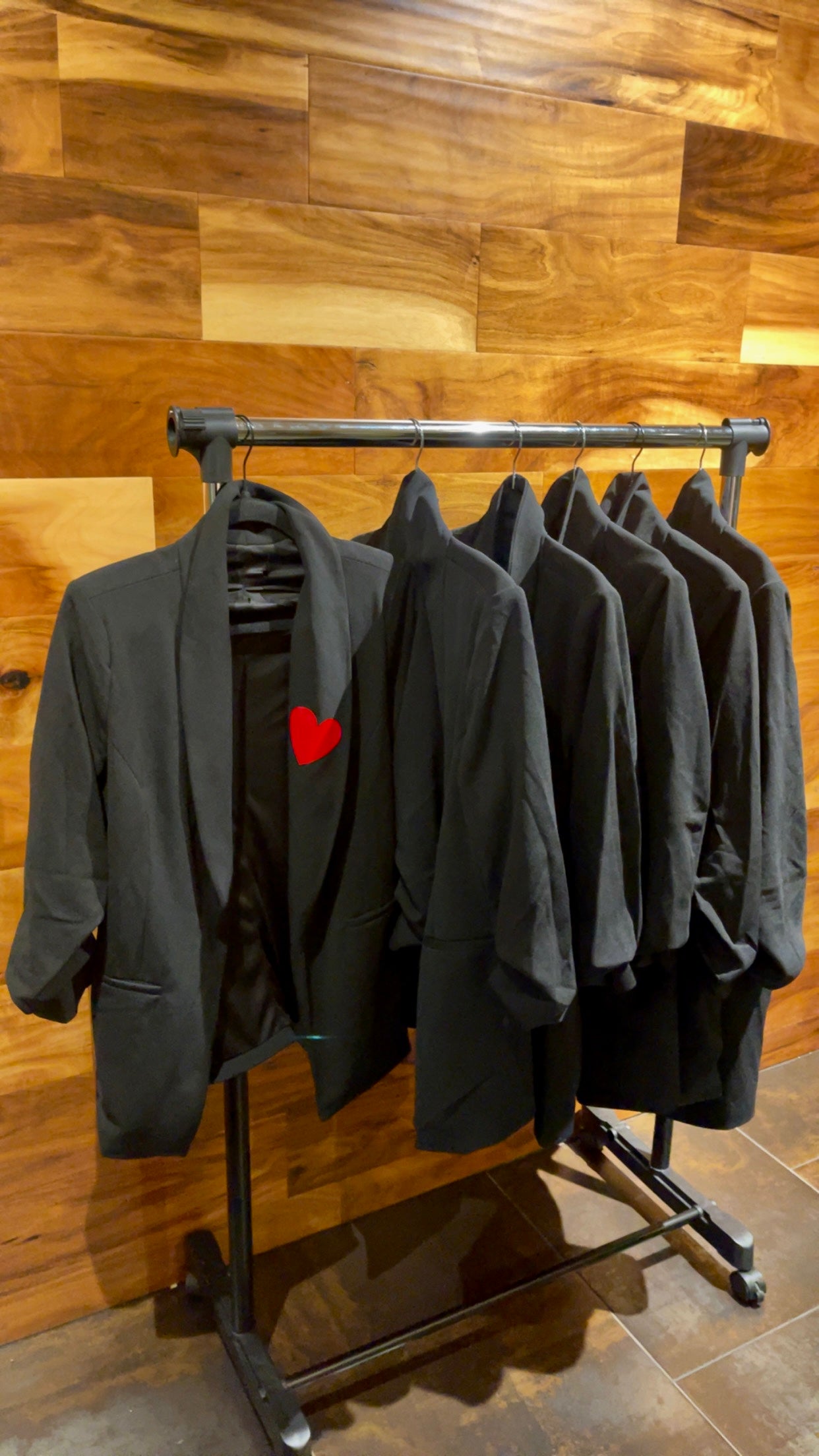 All Love Black/Red She Dope Blazer