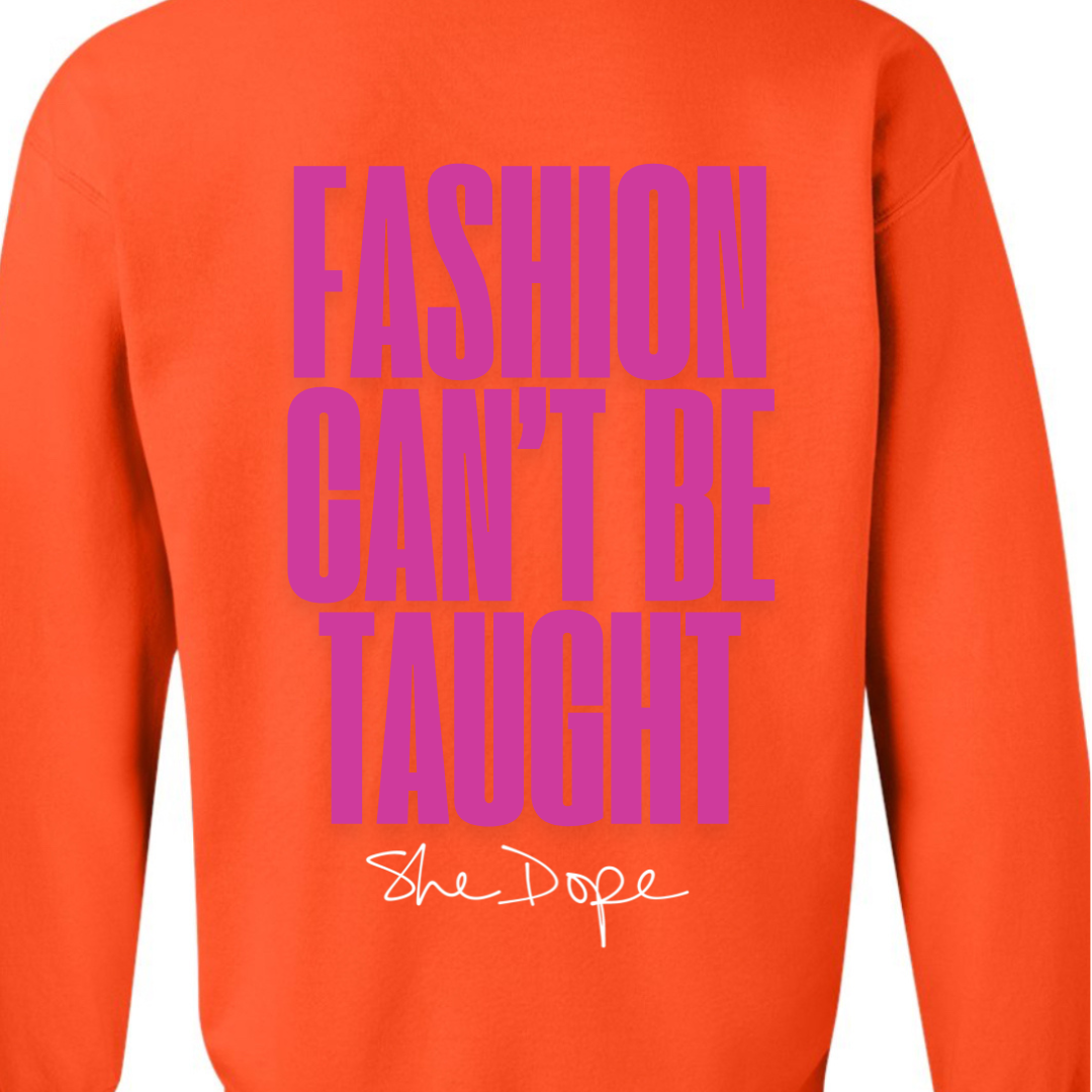 Orange Fashion x Style Sweatshirt
