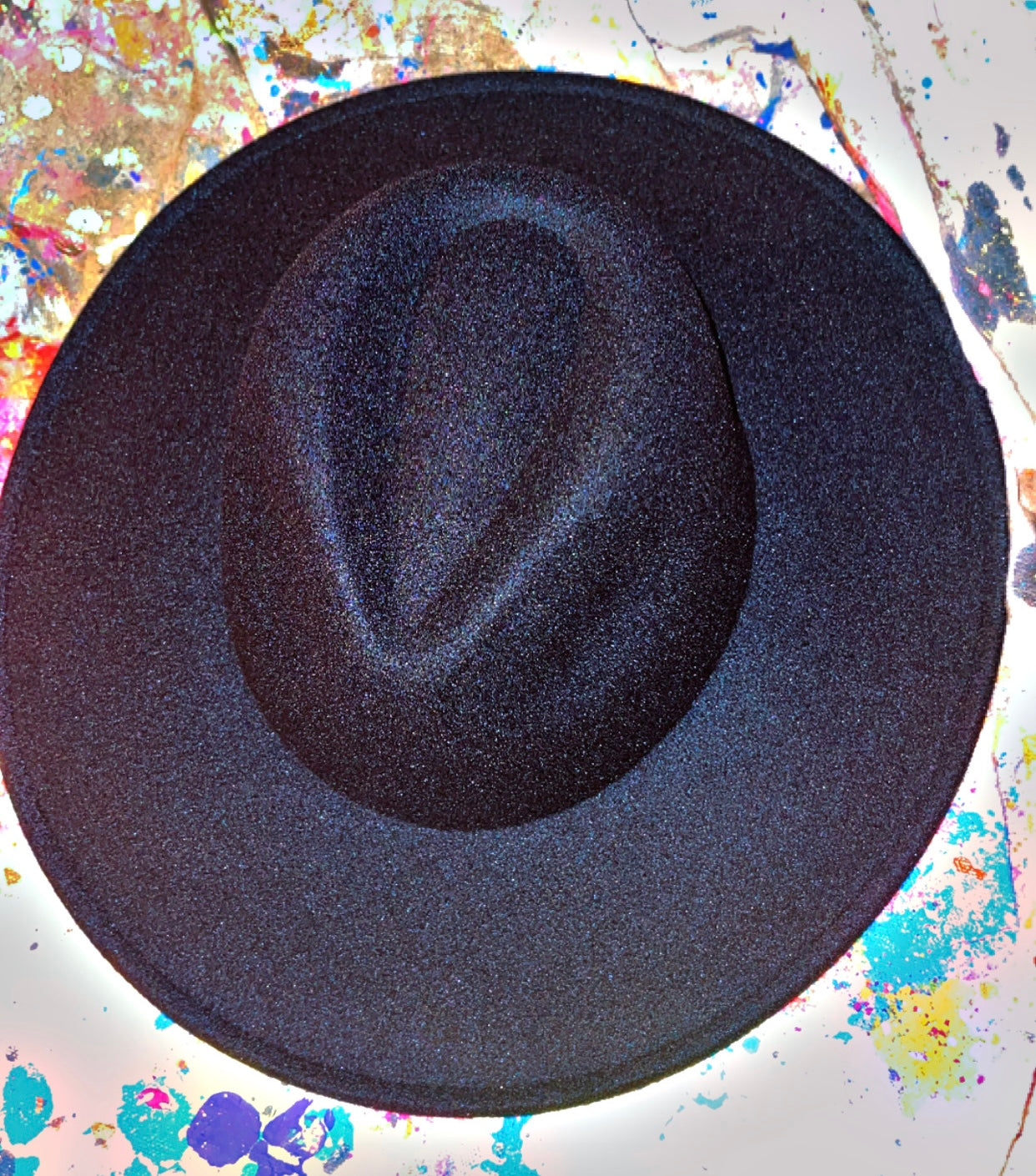 Solid black Fedora for custom orders