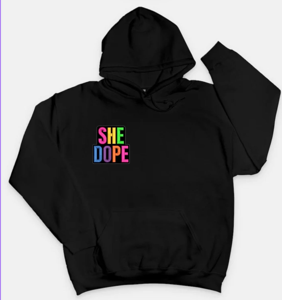 Mommy & Me Patch Work Black Hoodie