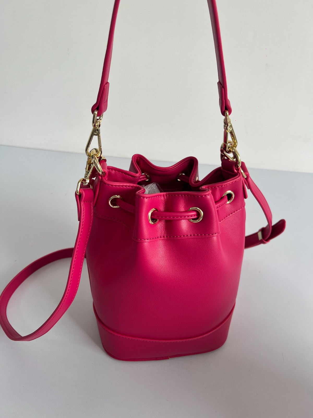 She Dope Pink Luxe Bucket Bag