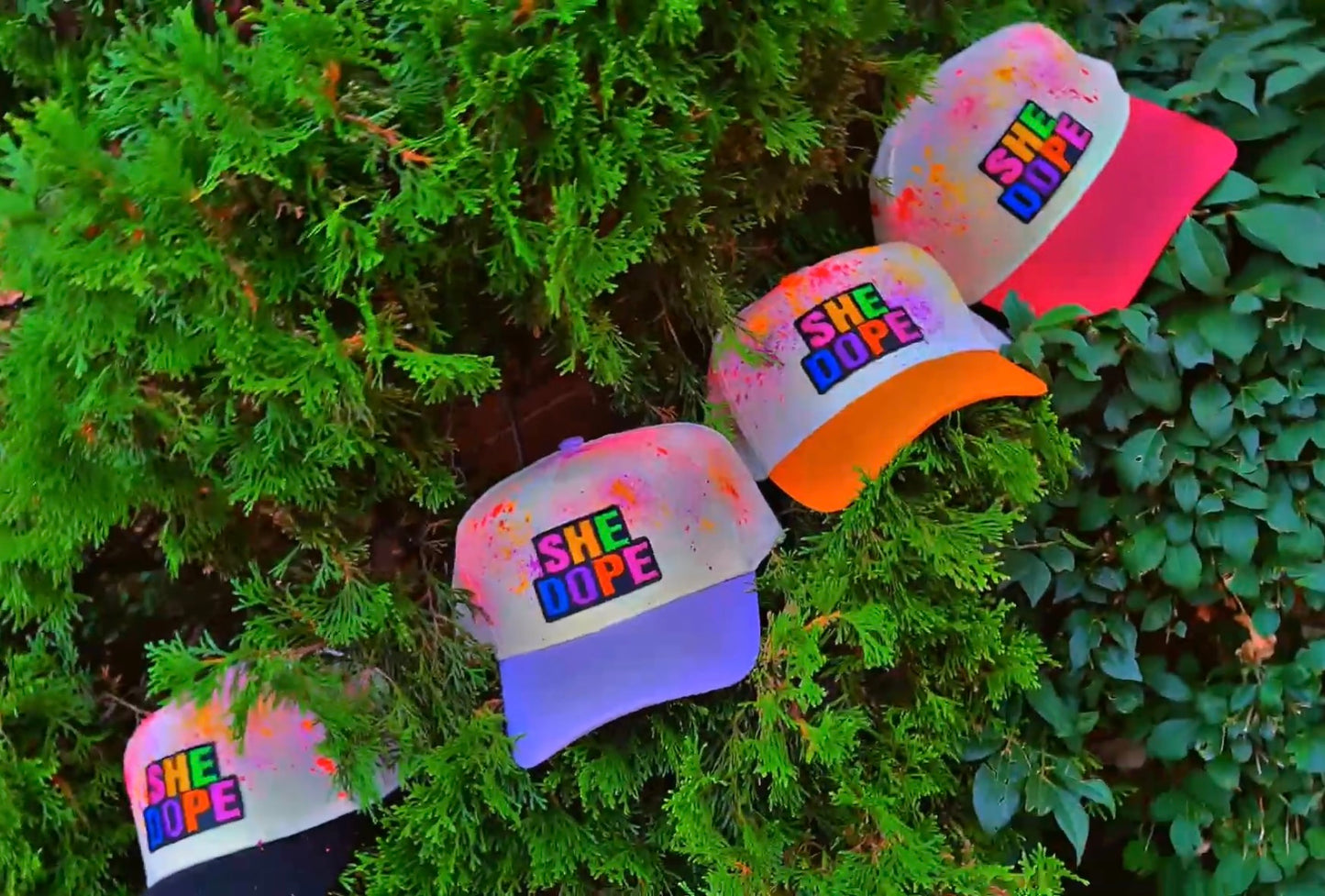 Cream She Dope 5 panel Cap