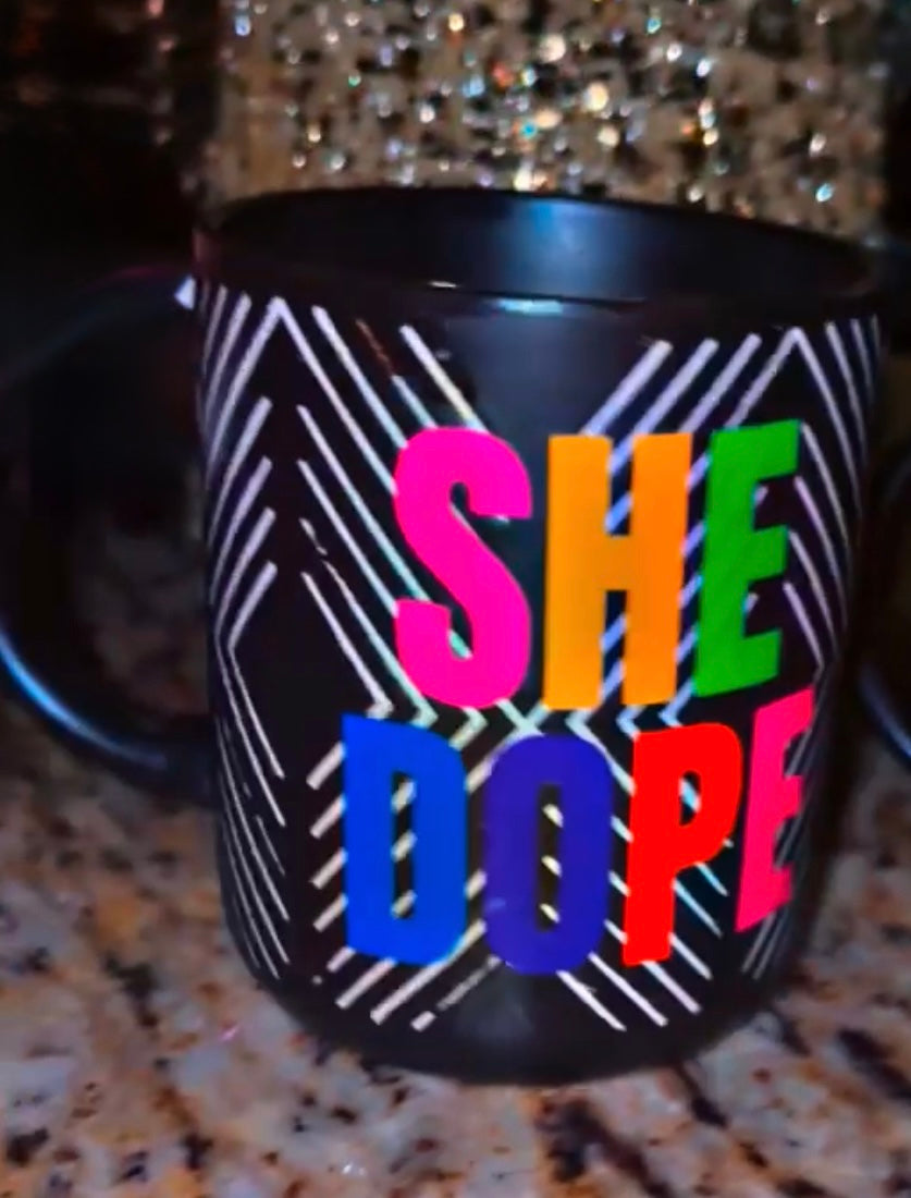 She Dope tribal coffee Mug