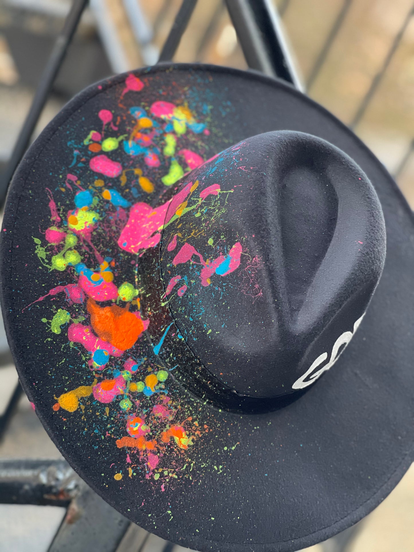 GOD IS DOPE Splatter Colored Fedora