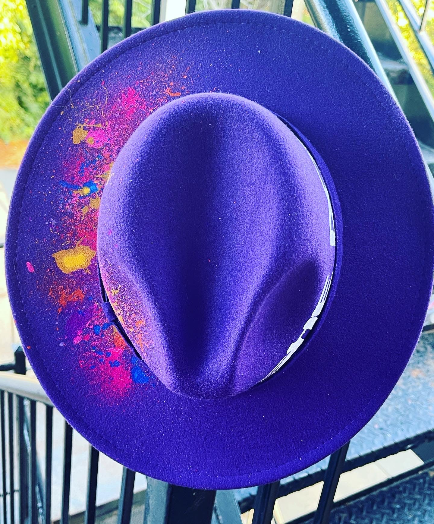 SHE DOPE Purple Red Bottom Fedora