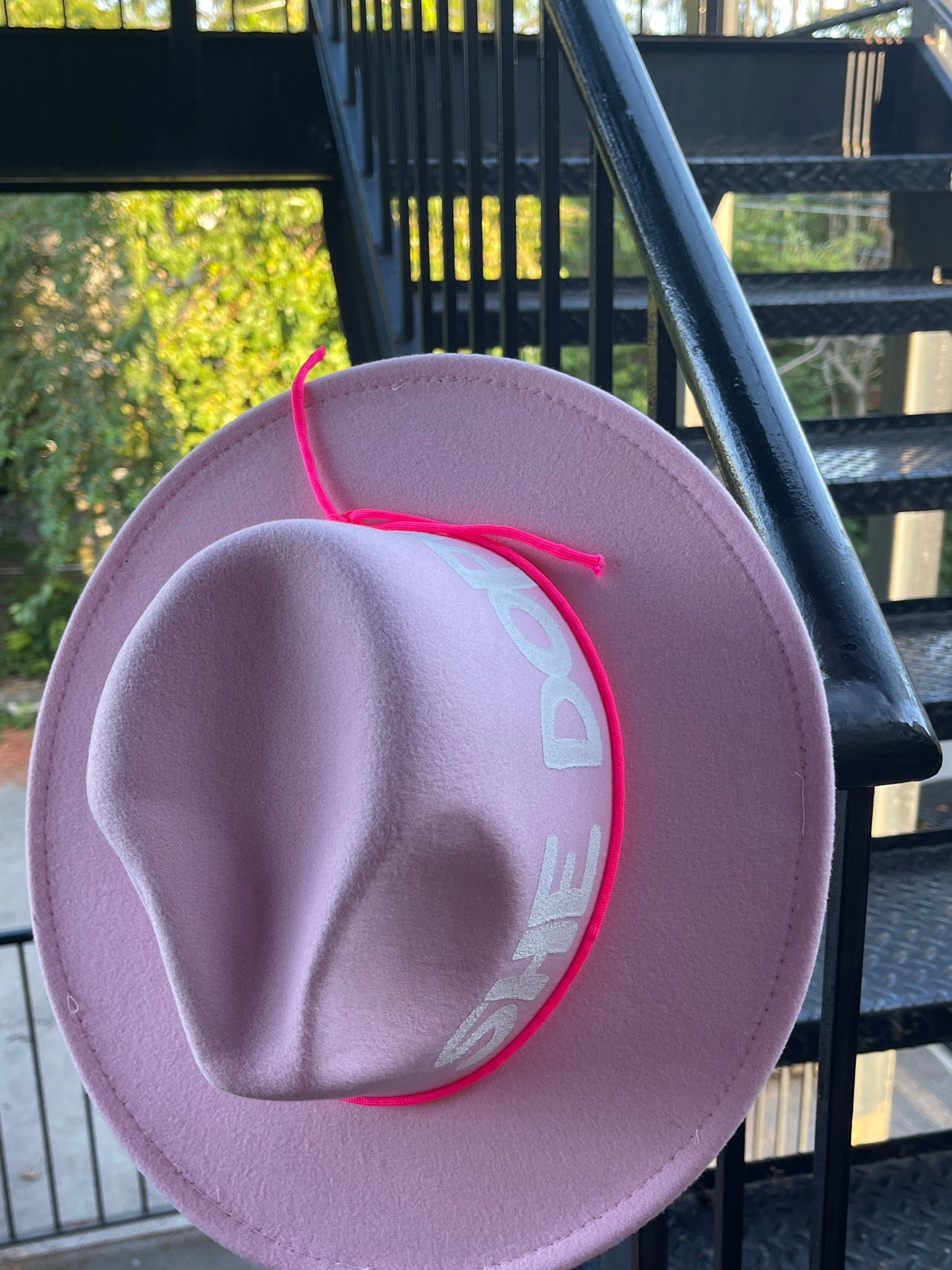 SHE DOPE pink Breast Cancer Fedora