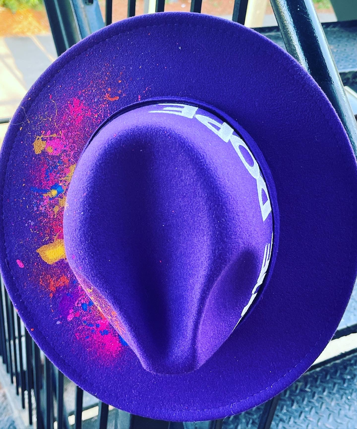 SHE DOPE Purple Red Bottom Fedora