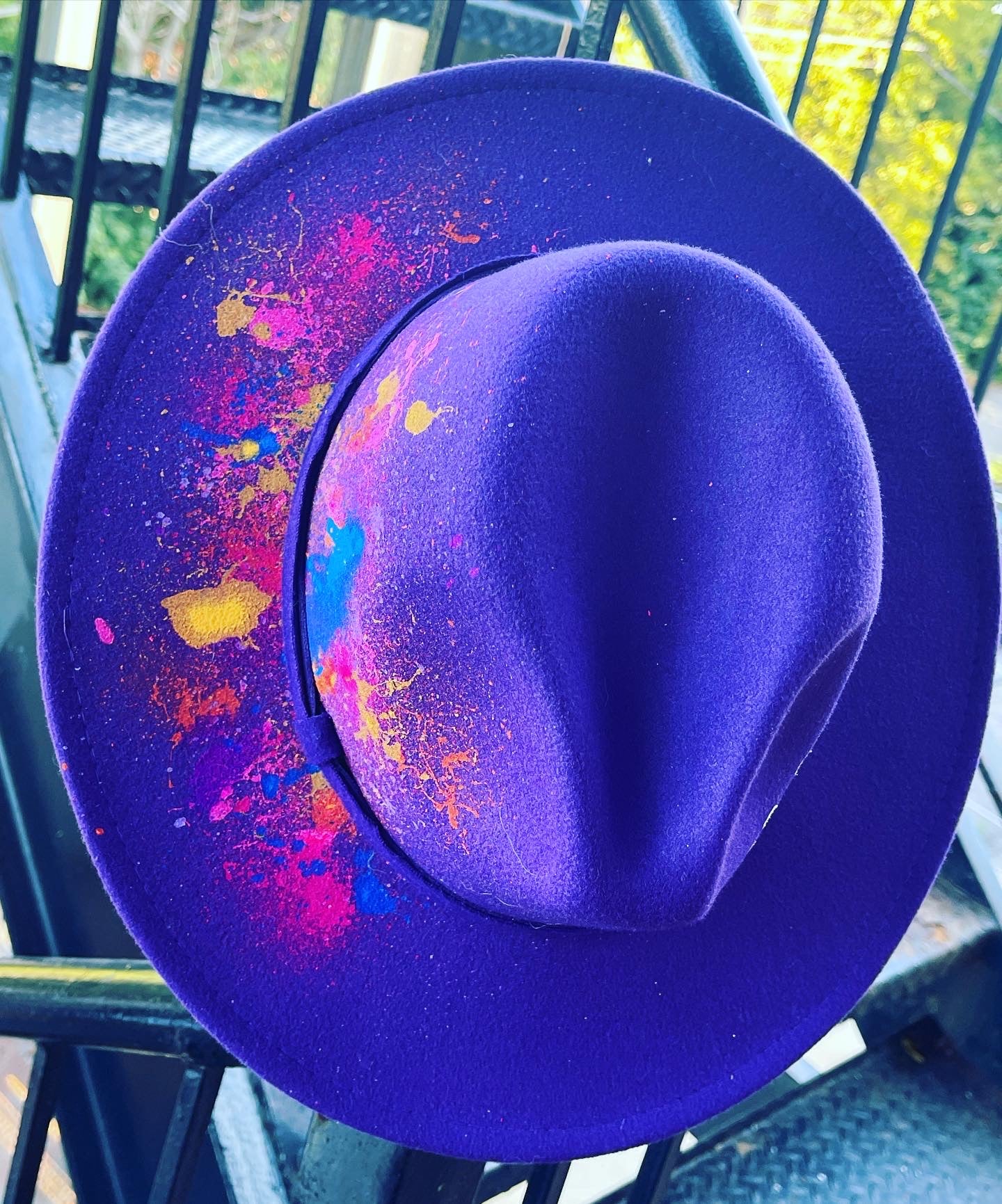 SHE DOPE Purple Red Bottom Fedora