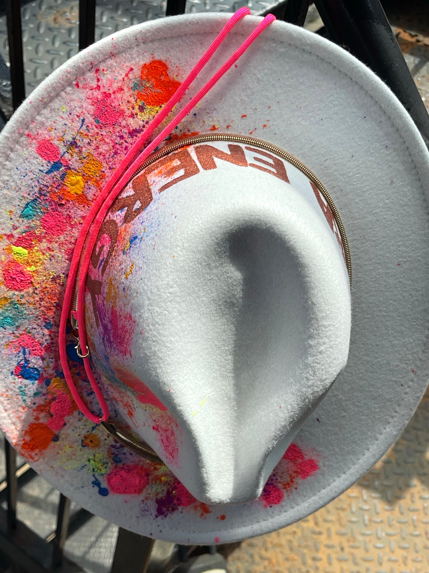 White Zodiac Energy Fedora