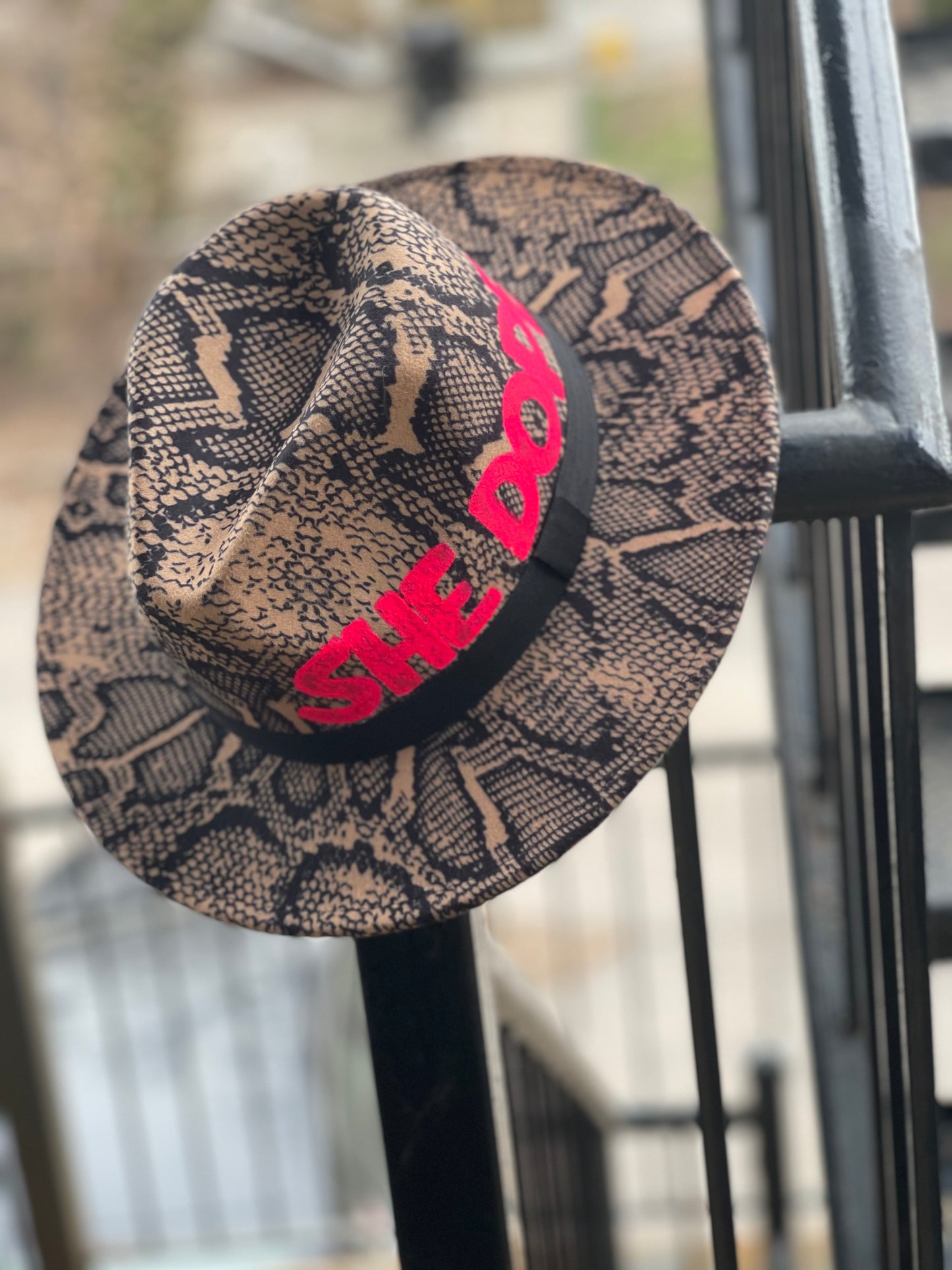 Snake SHE DOPE Custom Fedora