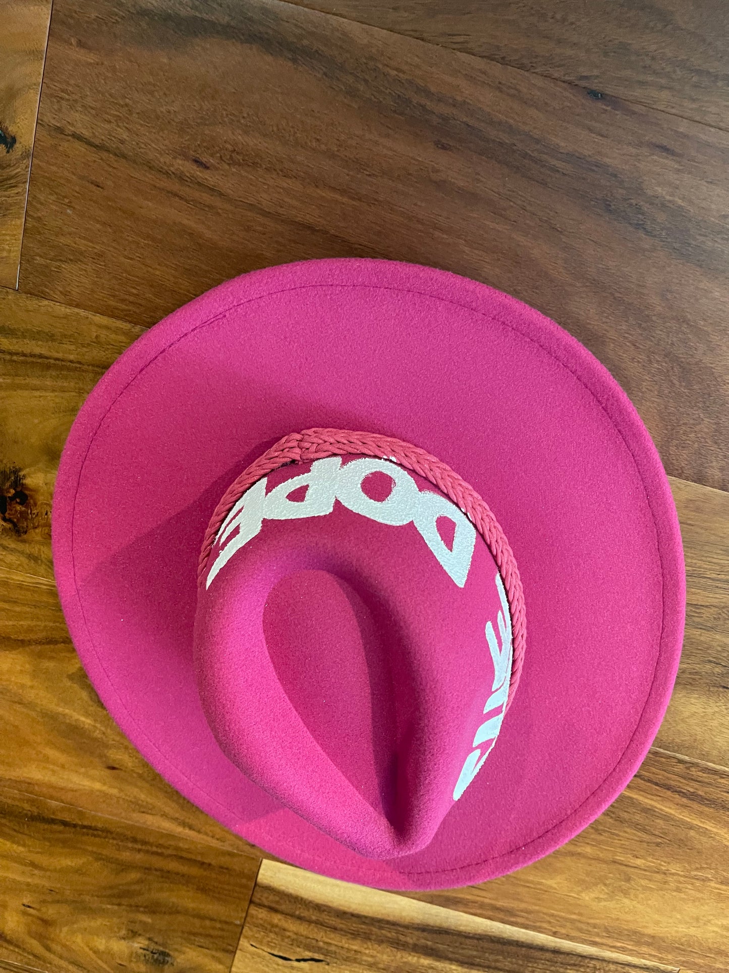 Hot Pink She Dope Fedora