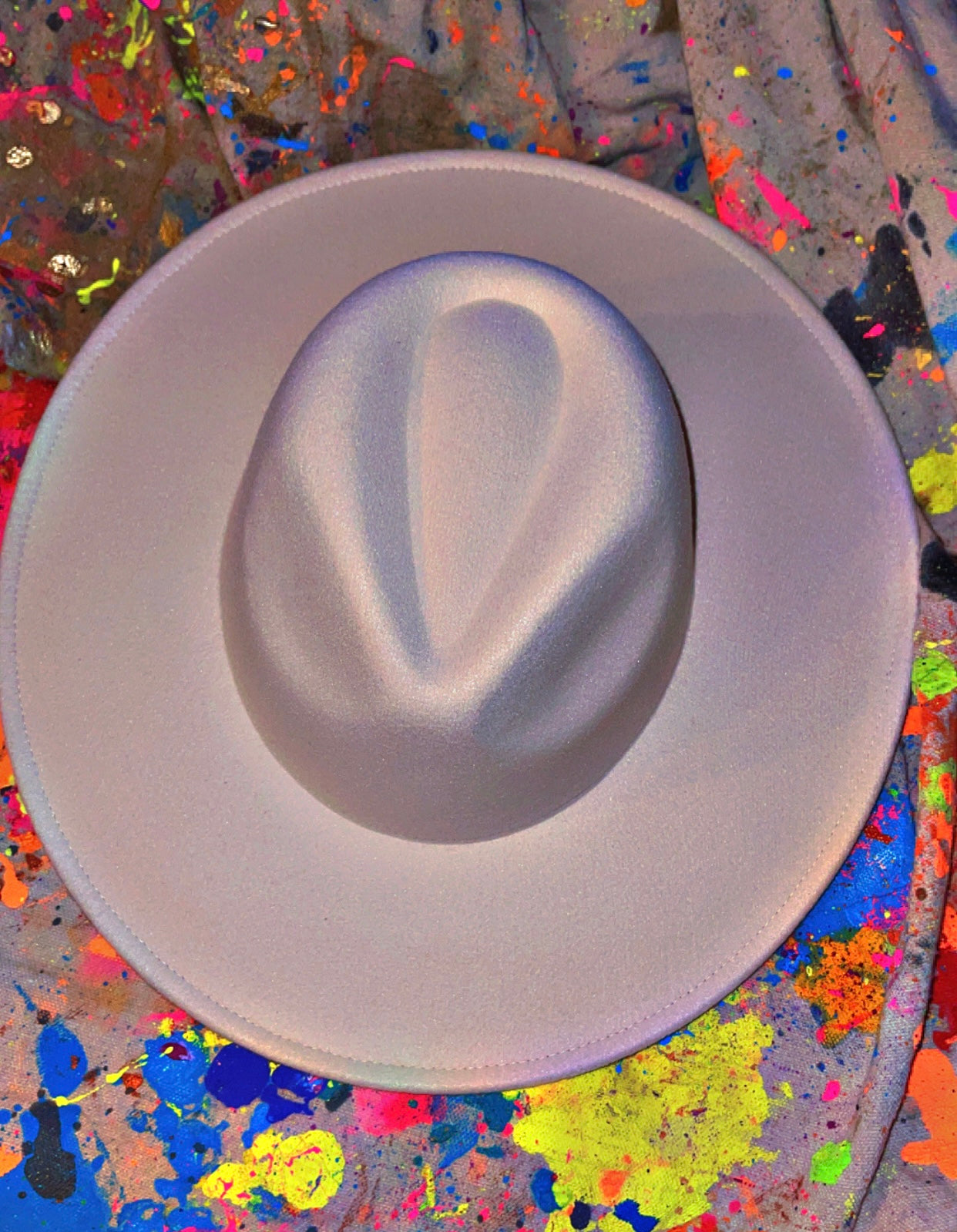 Solid Ivory Fedora for custom orders