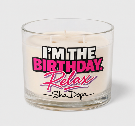 Birthday Cake 10 oz Candle