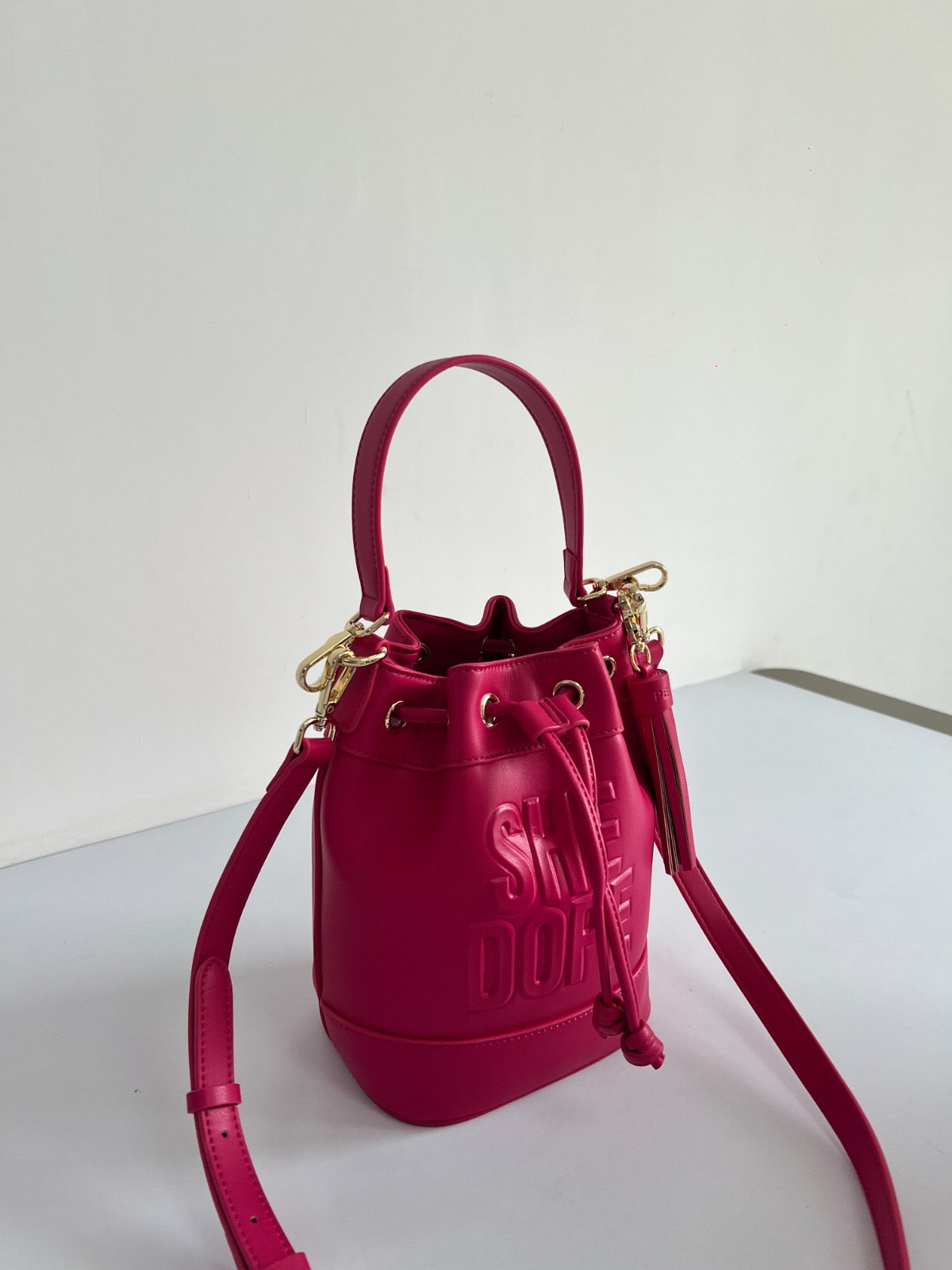 She Dope Pink  Luxe Bucket Bag