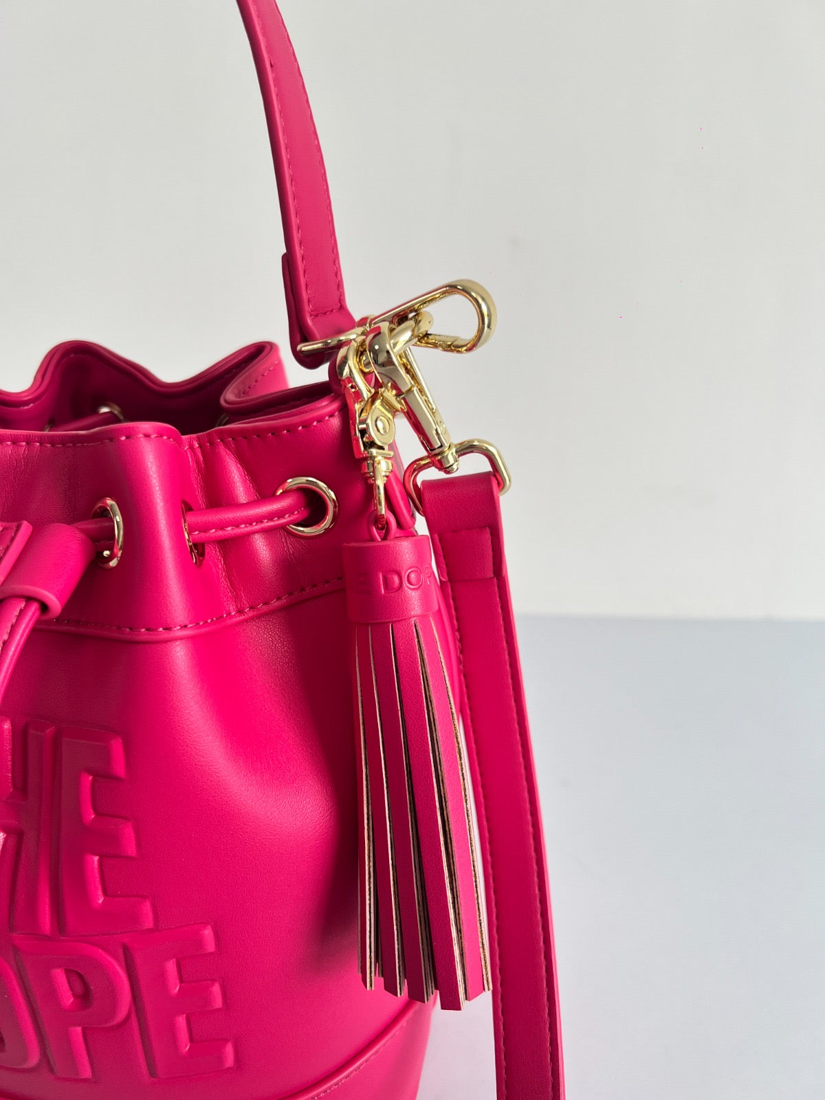 She Dope Pink  Luxe Bucket Bag