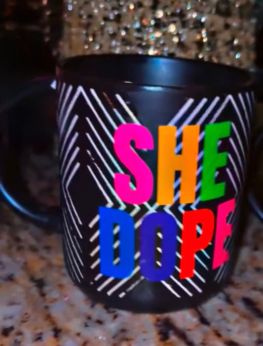 She Dope tribal coffee Mug