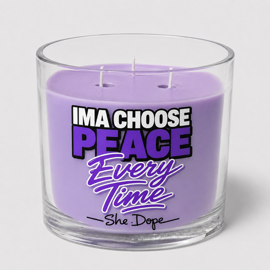 Peace and Mimosa 10 oz Candle