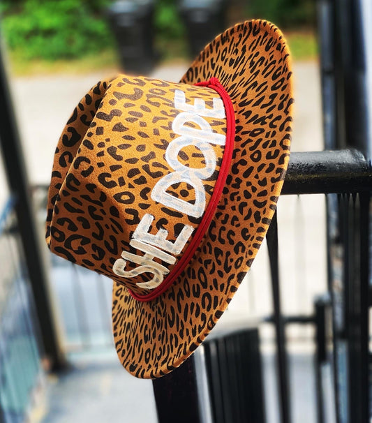 Leopard She Dope Fedora
